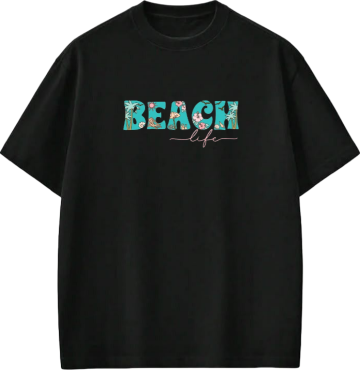 Summer Vibes t- shirt Black Back 15