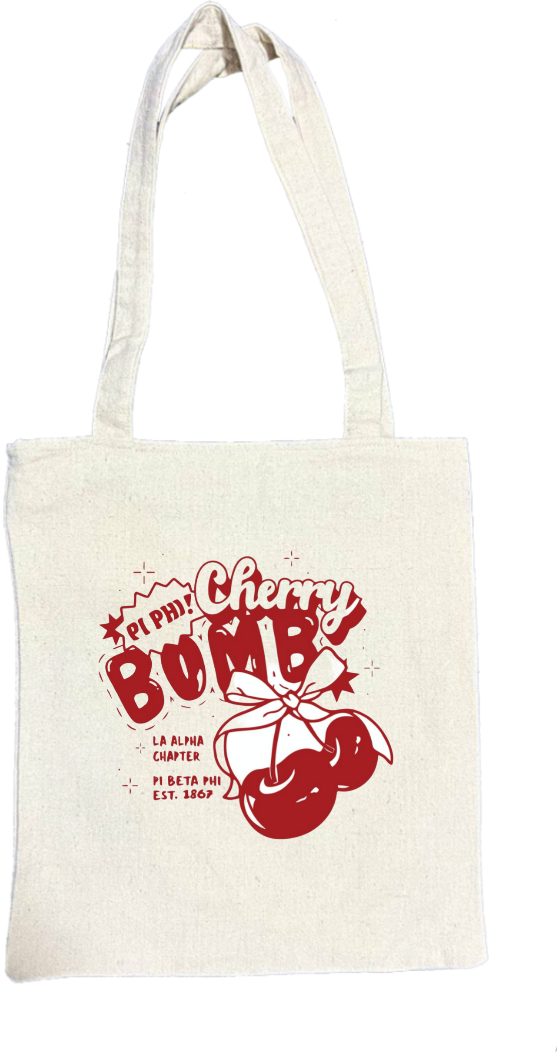 Cherr BOMB tote bag beige 15