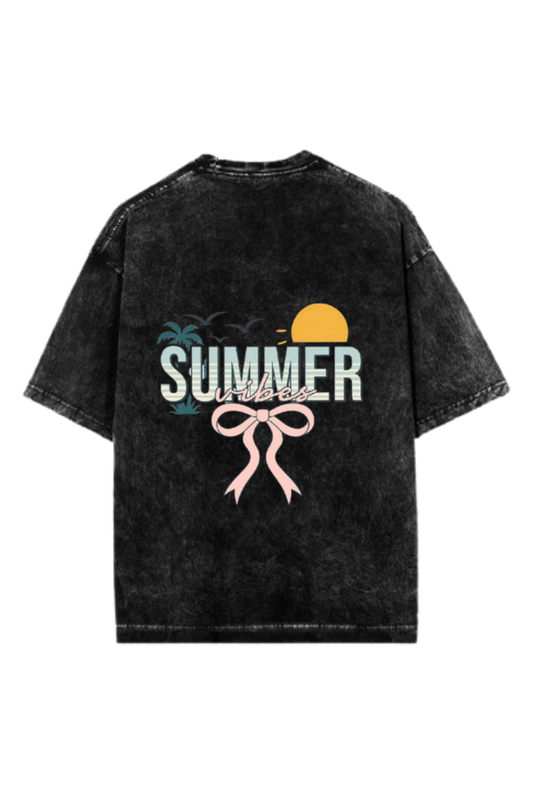 Summer Vibes One Size t- shirt Washed Back 15