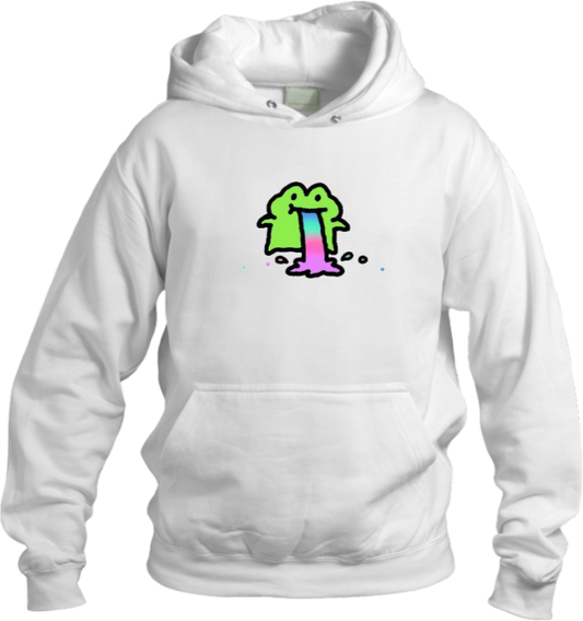 Frog Oversize Hoodie White 15