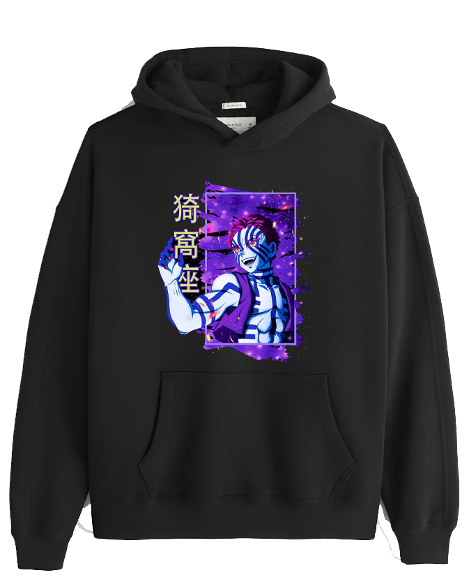Anime Demon slayer nezuko tanjiro Oversize Hoodie Black 68