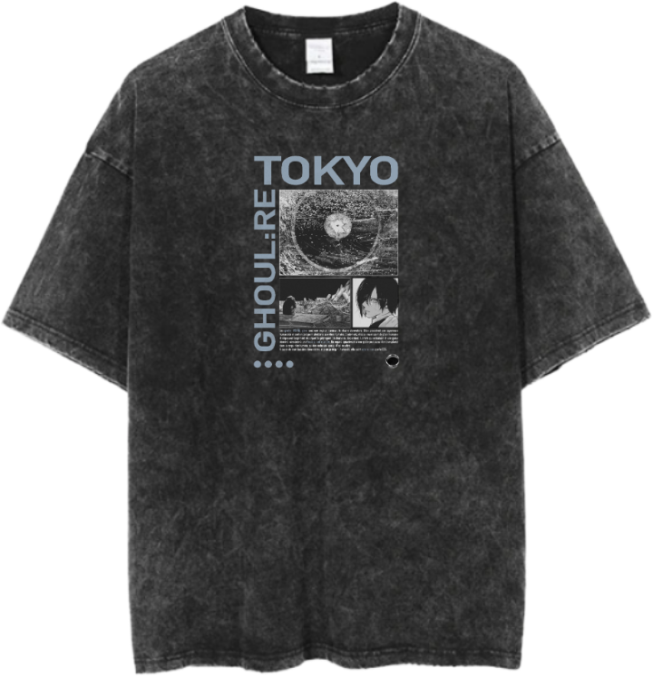 Tokyo ghoul t- shirt One Size Washed 15