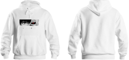 okyo Ghoul One Size hoodie White Back 15