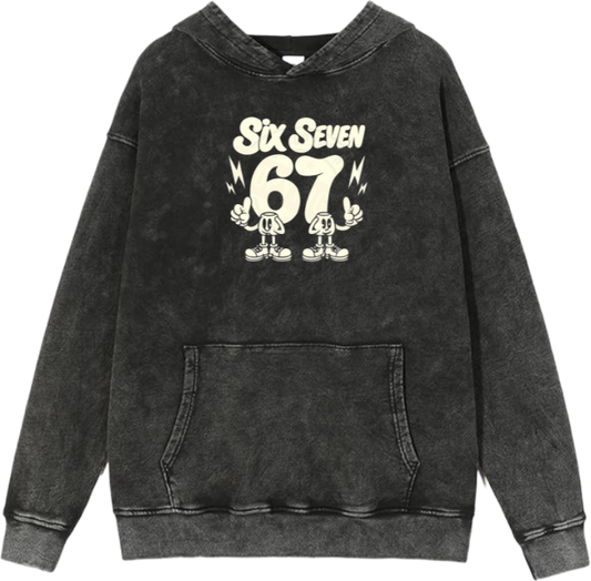 67 designs Oversize Hoodie Washed 15