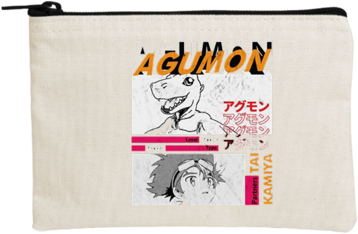 Digimon Adventure wallet pencil case Beige 15