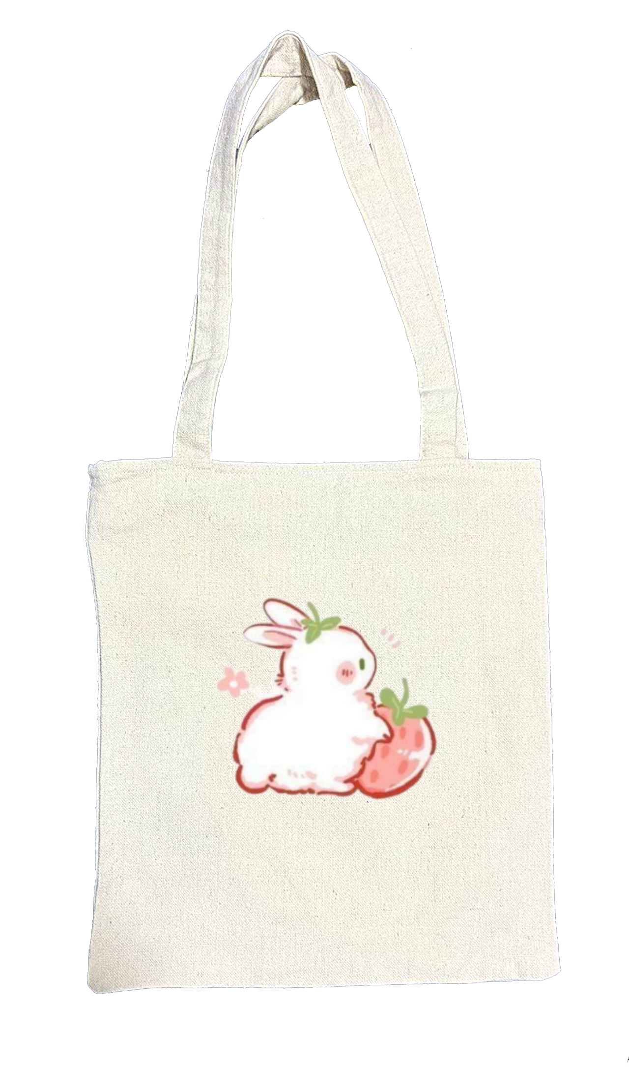 bunny tote bag White 15