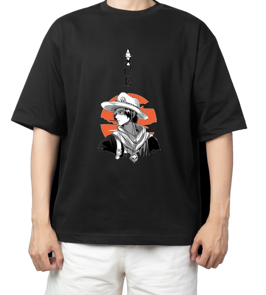 one piece t- shirt One Size Black 15