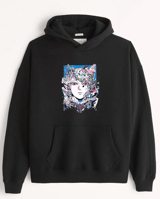 Anime Demon slayer nezuko tanjiro Oversize Hoodie Black 15