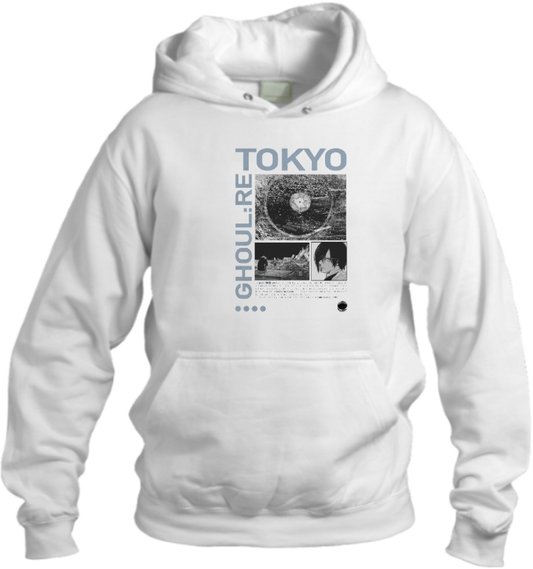 okyo Ghoul One Size hoodie White 15