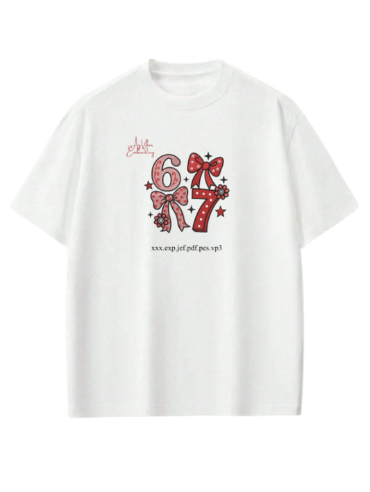 67 designs One Size t- shirt White 15