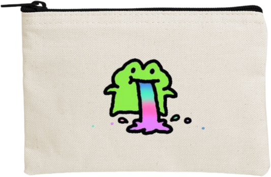 Frog wallet pencil case Beige 15
