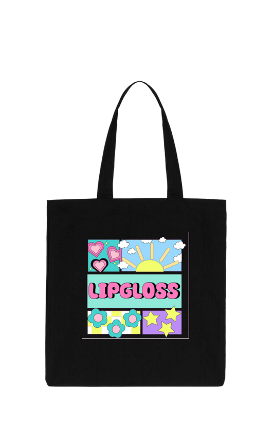 LIPGLOSS tote bag Black 145