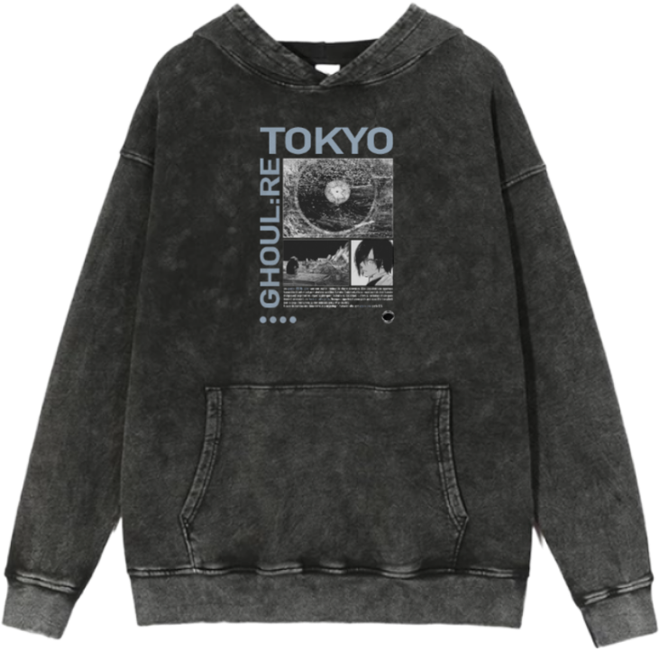 Tokyo ghoul One Size hoodie Washed 15