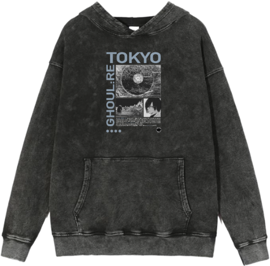 Tokyo ghoul One Size hoodie Washed 15