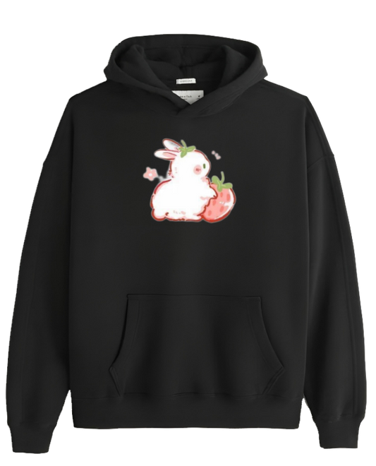 bunny Oversize Hoodie Black 15