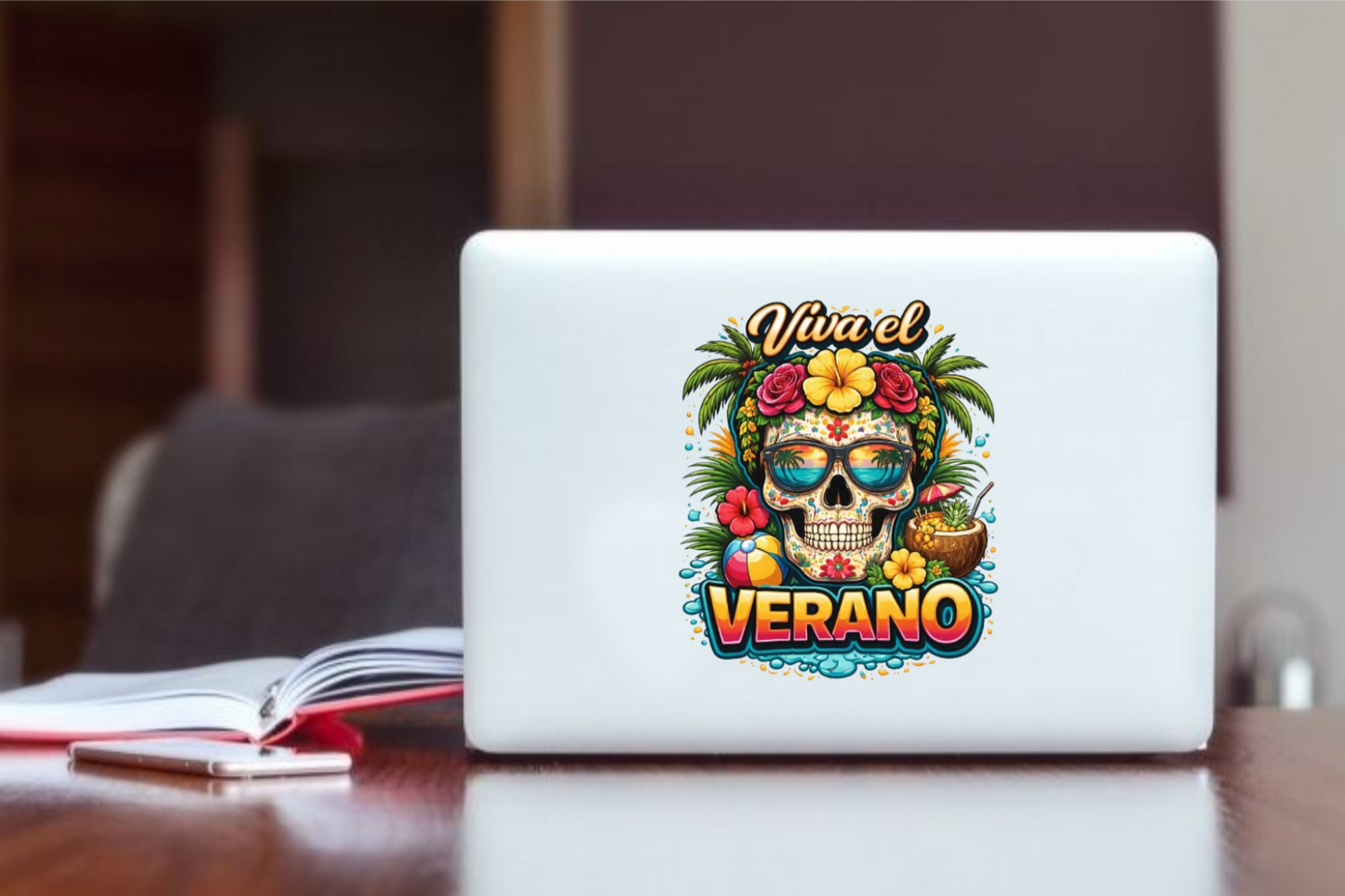 Summer Vibes Laptop Sticker 15