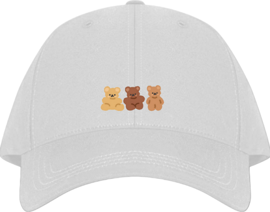 bear Baseball cap White  15