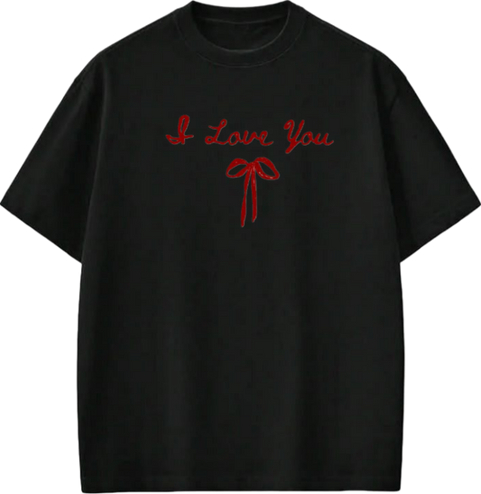 VaIentine coupIe t- shirt Black 15