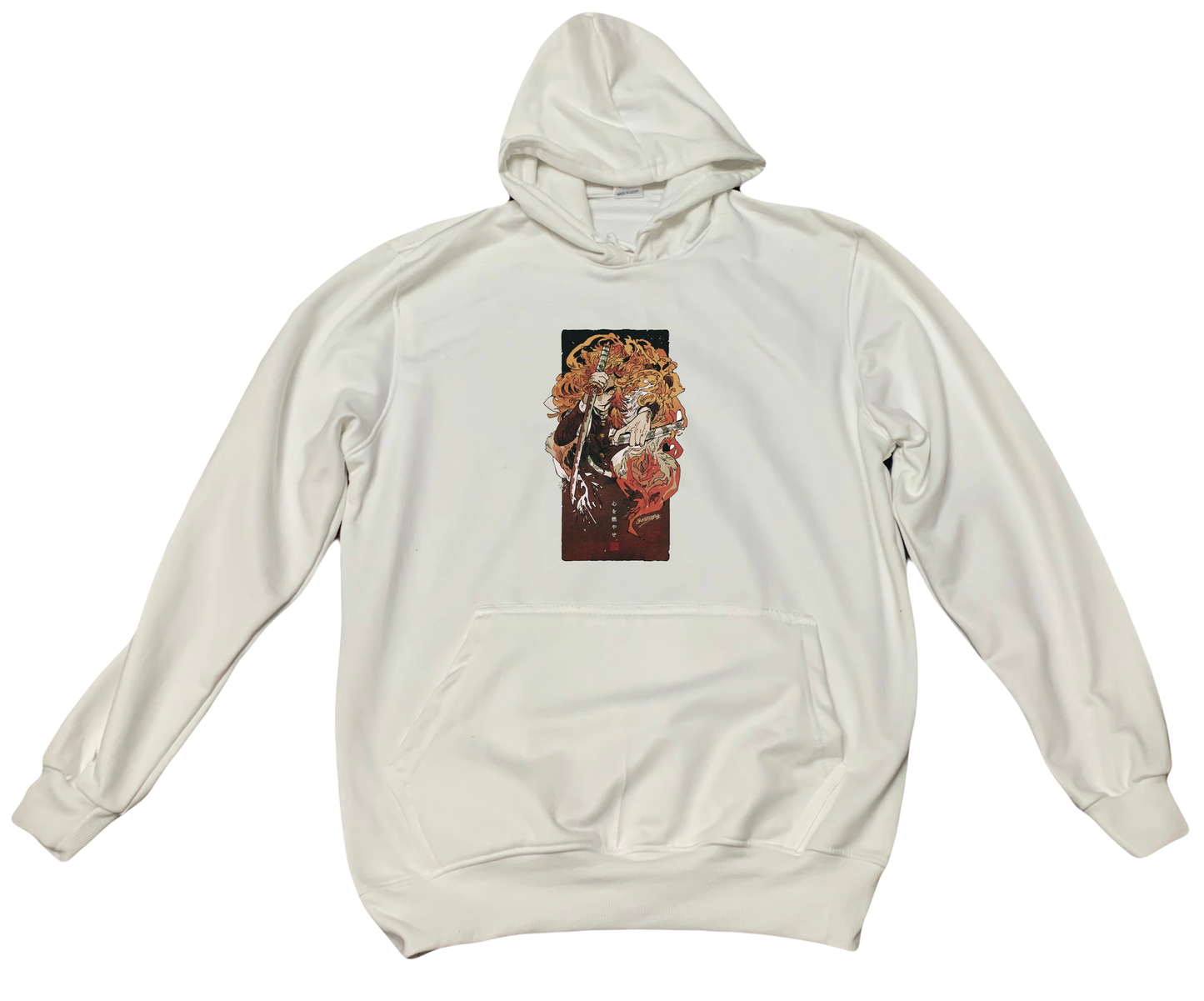 Anime Demon slayer nezuko tanjiro Oversize Hoodie White 15