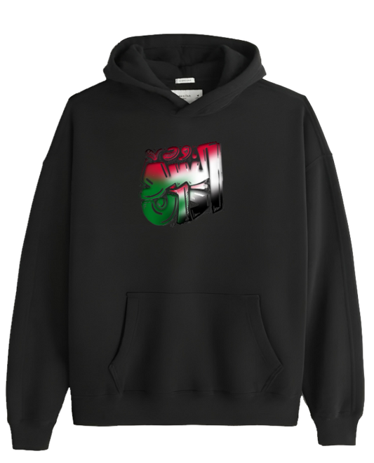 Sudan Oversize Hoodie Black 15