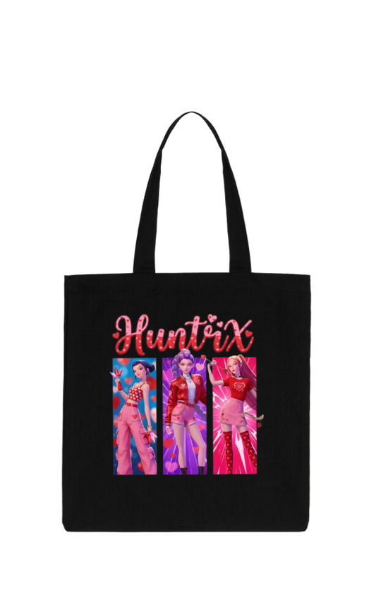Hunterix kpop tote bag Black 19