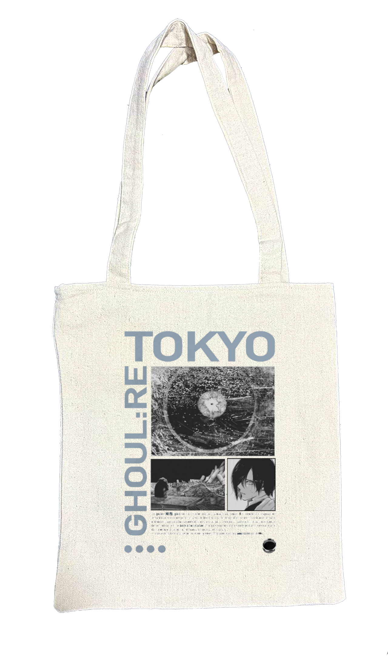 Tokyo ghoul tote bag beige 15