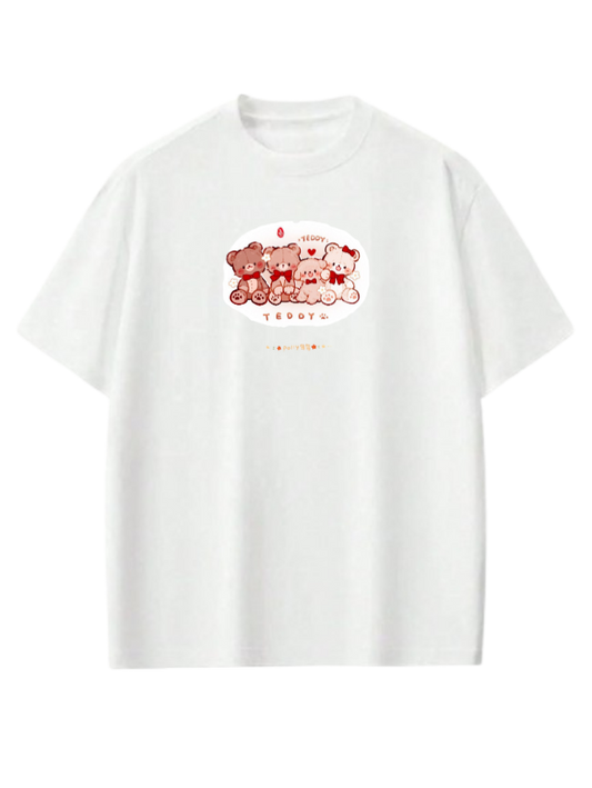 bear t- shirt White  15