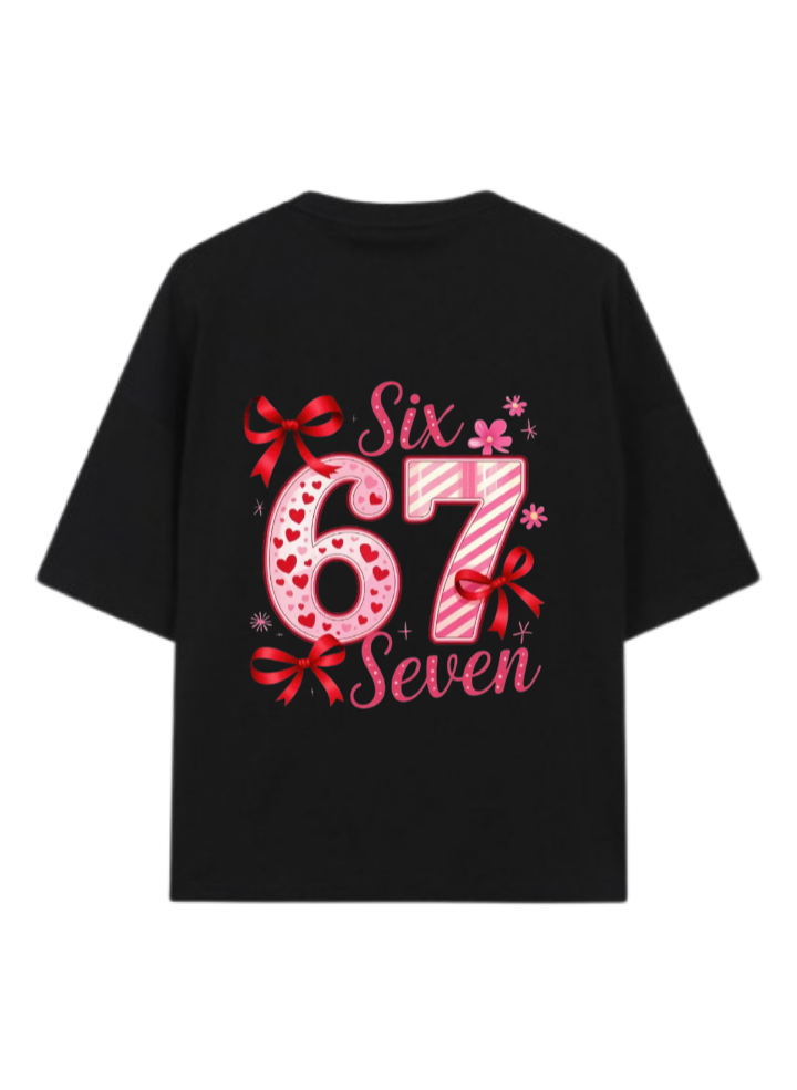 67 designs One Size t- shirt Black Back 15
