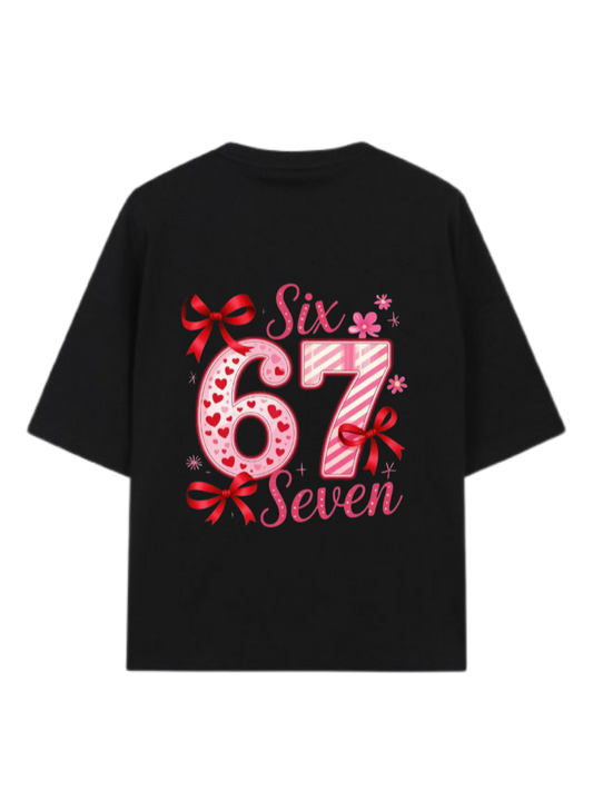 67 designs One Size t- shirt Black Back 15