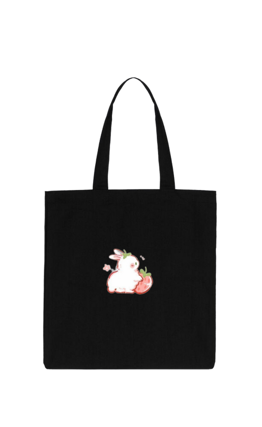 bunny tote bag White 15