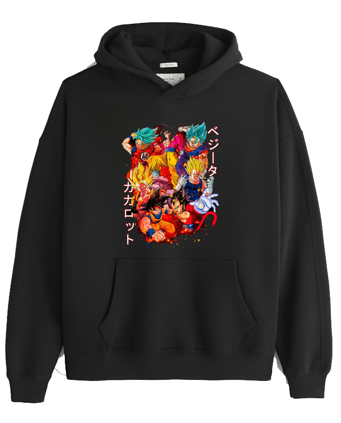 Dragon Ball One Size hoodie Black 15