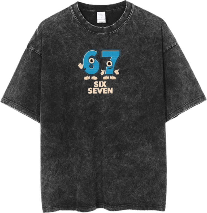67 designs One Size t- shirt Washed 15