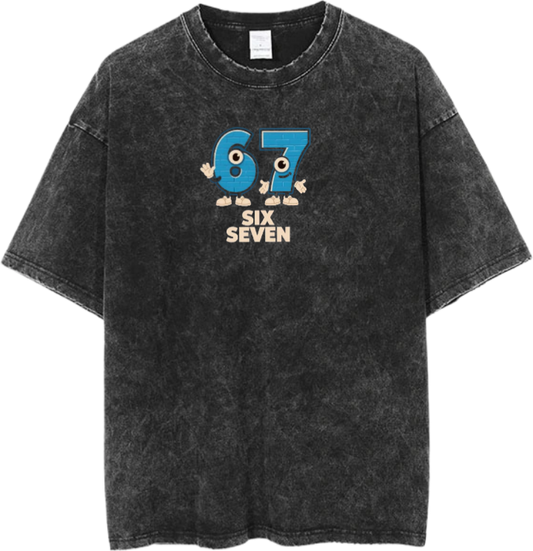 67 designs One Size t- shirt Washed 15