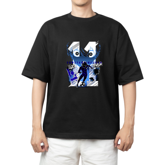 blue lock t- shirt One Size Black 33