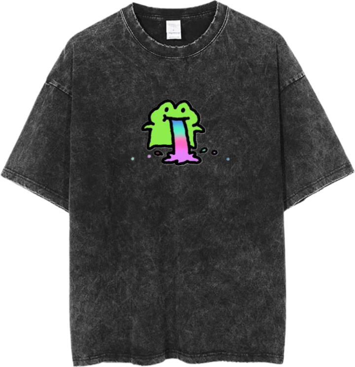 Frog One Size t- shirt Washed 15