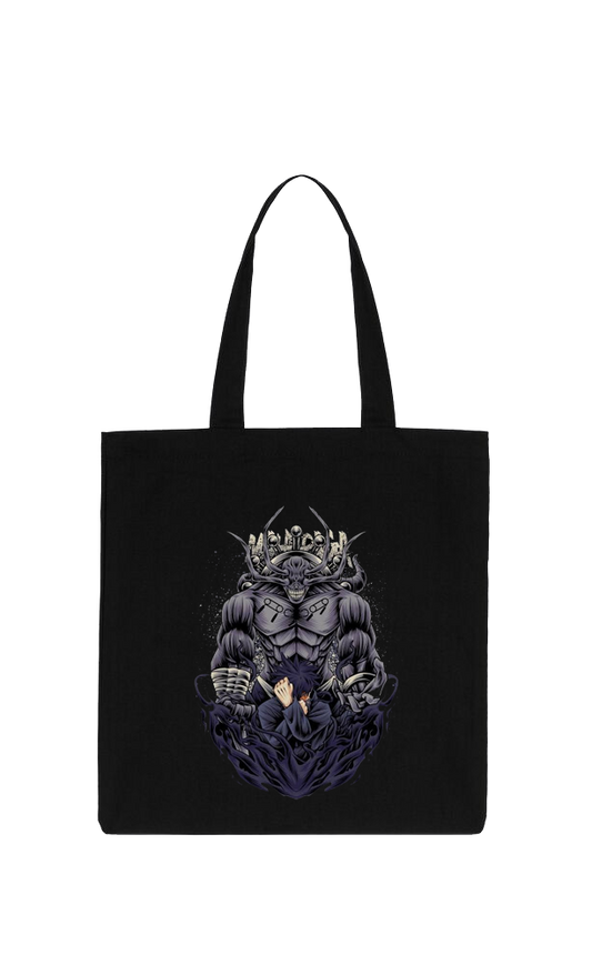 jujutsu kaisen GOJO  tote bag Black 15