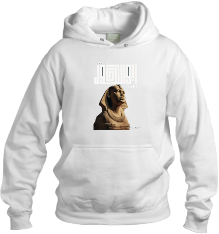 Egypt Over Size hoodie White 15