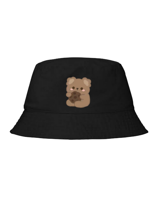 bear Bucket hat Fishman hat cap Black 15