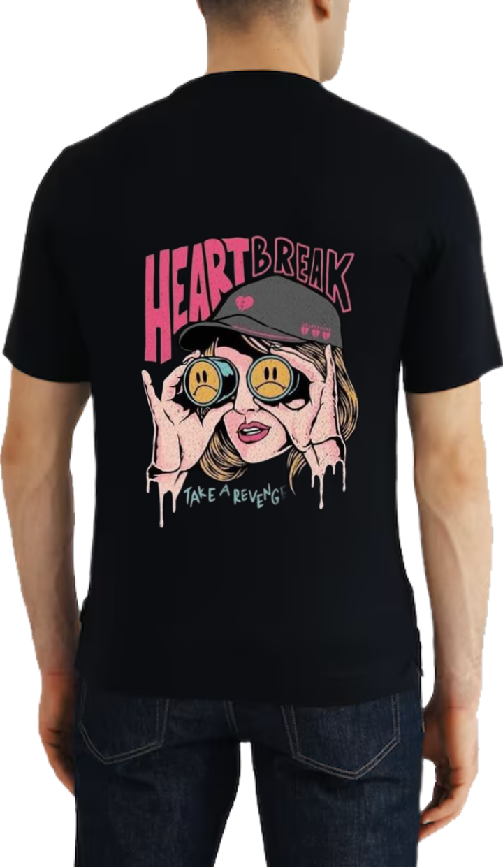 Take a Revenge t- shirt One Size Black back 15
