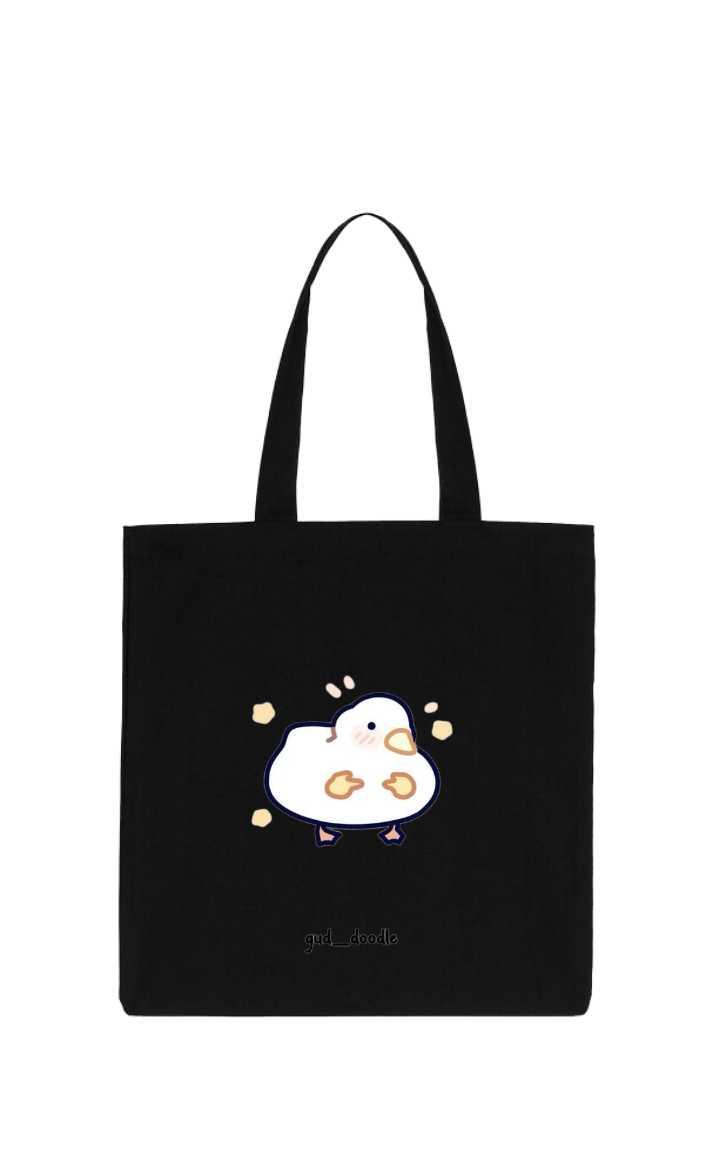 duck tote bag Black 15