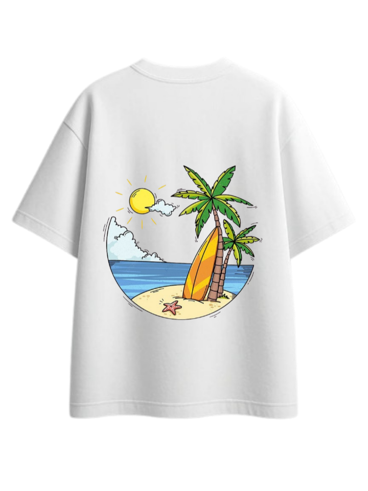 Summer Vibes t- shirt White Back 15