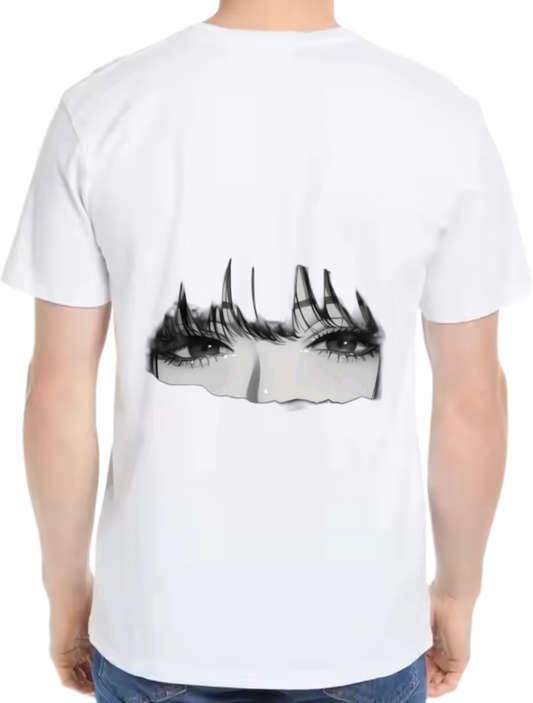 eyes t- shirt One Size White back 15