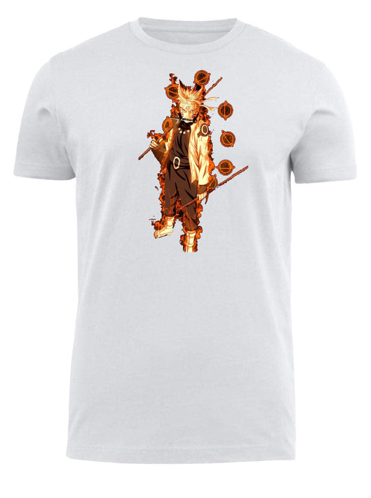 Naruto Shippuden t- shirt fat White 15