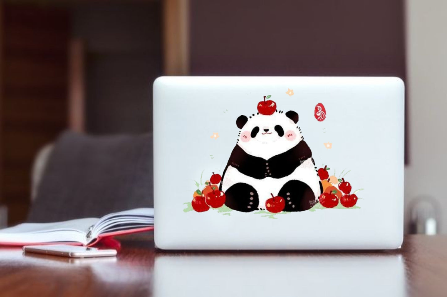 panda Laptop Sticker 15