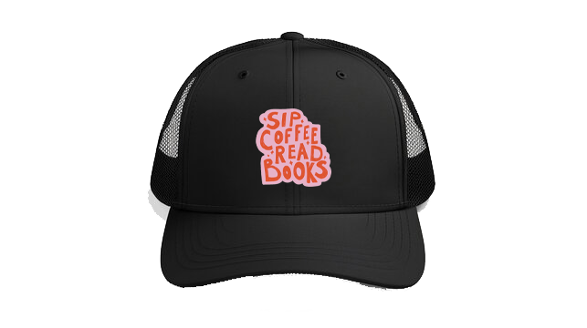 Baseball cap Black SIP COFFEE READ BOOKS 207
