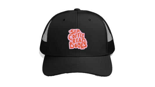 Baseball cap Black SIP COFFEE READ BOOKS 207