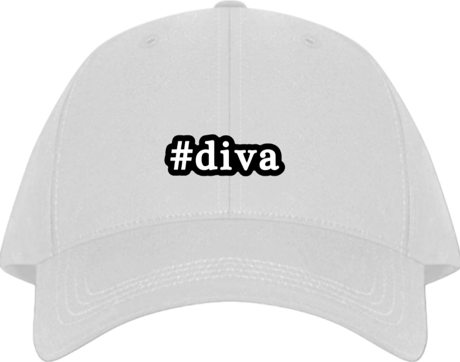 diva# Baseball cap White 158