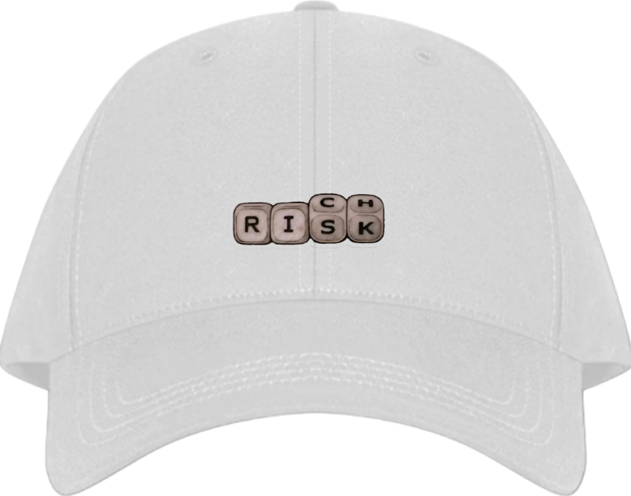 RISK Baseball cap White 159