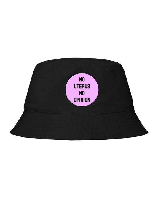 Bucket hat Fishman hat cap NO UTERUS NO OPINION 168