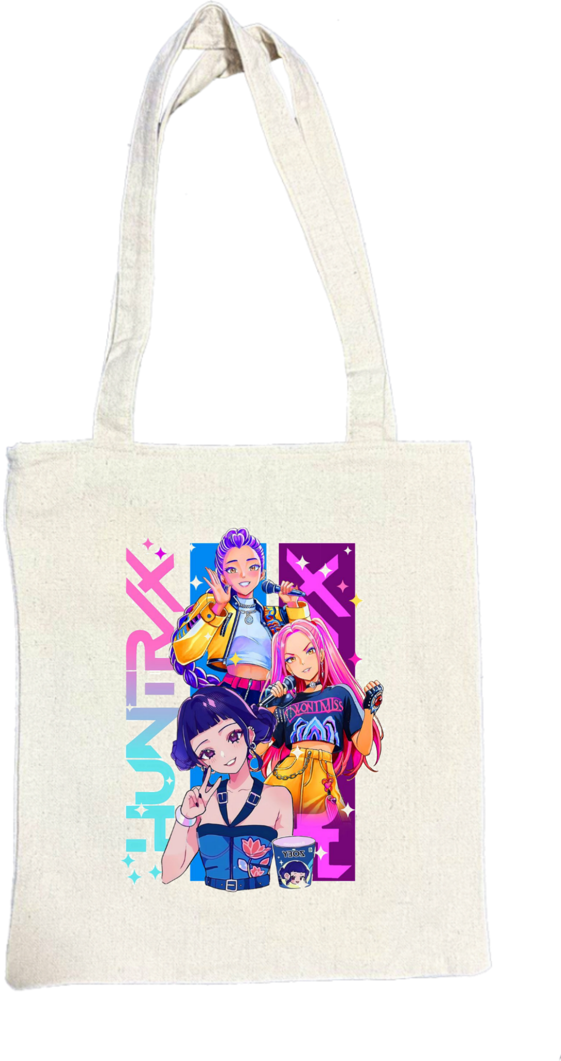 Hunterix kpop tote bag Beige 16